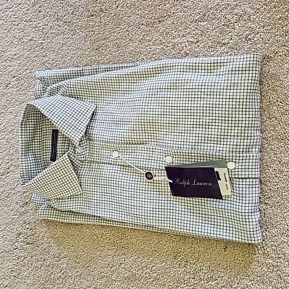 Ralph lauren purple label button down shirt